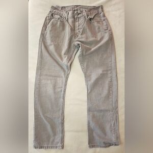Vintage Mens Gray Levis 414 Silver Tab Jeans 30x30